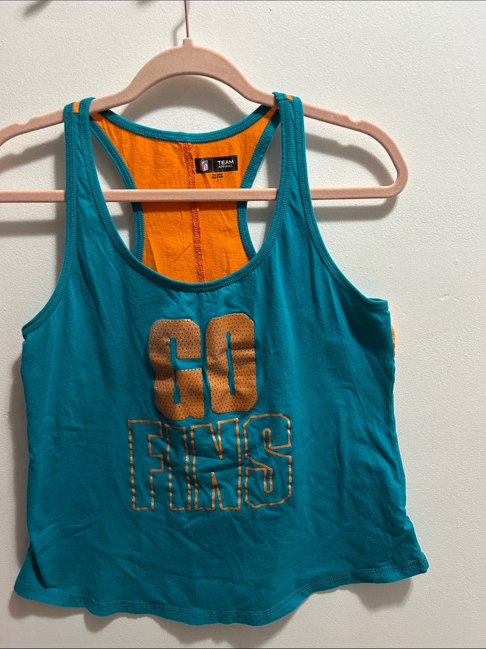 Only worn once Miami Dolphins Tank